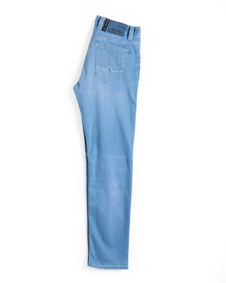 Alberto Premium Business Pipe Washed Denim Jeans Light Blue 1 8219