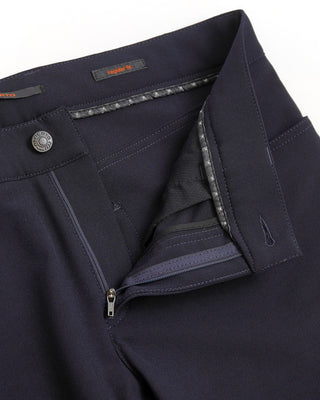 Alberto Navy Pipe Regular Slim Fit Ceramica 5 Pocket Tech Dress Pants Navy  3