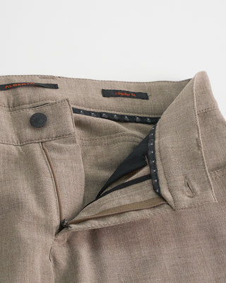 Alberto Beige Pipe Regular Slim Fit Ceramica 5 Pocket Tech Dress Pants Beige 1 2