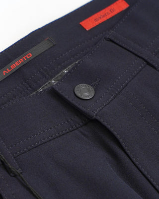Alberto Navy stone Modern Fit Ceramica 5 Pocket Tech Dress Pants Navy  2