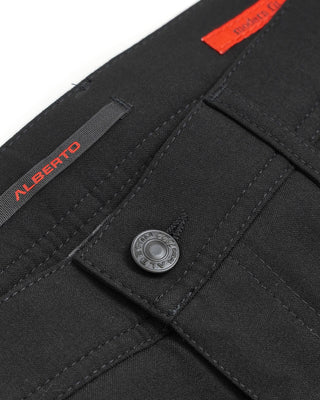 Alberto Black stone Modern Fit Ceramica 5 Pocket Tech Dress Pants Black  2