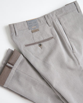 Alberto Super Soft Smart Twill Casual Pants Taupe 0 5