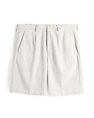 Alberto Super Light Smart Linen Shorts Silver 4 9447