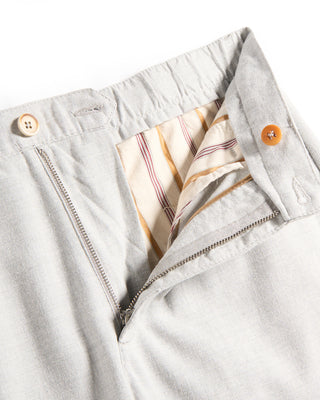 Alberto Super Light Smart Linen Shorts Silver 5 9448