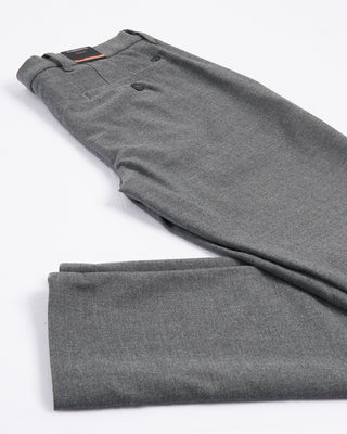 Alberto Washable Dressy Flannel Look Pants Silver 1 108