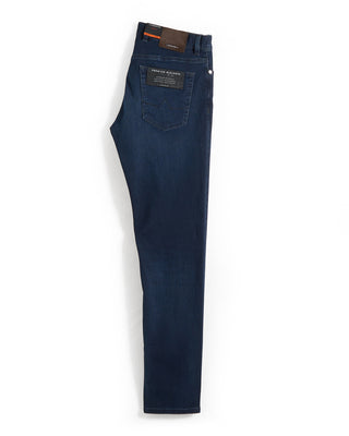 Alberto Premium Business Pipe Dark Denim Jeans Indigo 8 11066