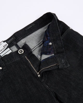 2 Alberto Premium Business Denim Black Rinsed Stretch Jeans Black 95