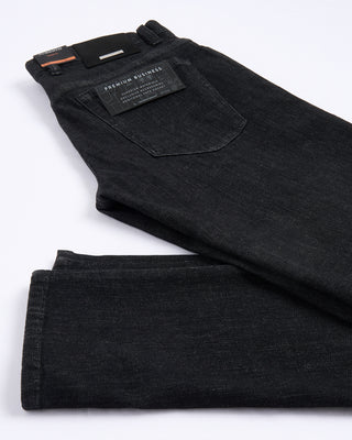 Alberto Premium Business Denim Black Rinsed Stretch Jeans Black 97