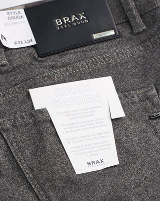 Brax Limited Edition Chuck Graphite Stretch 5 Pocket Pants Grey  1