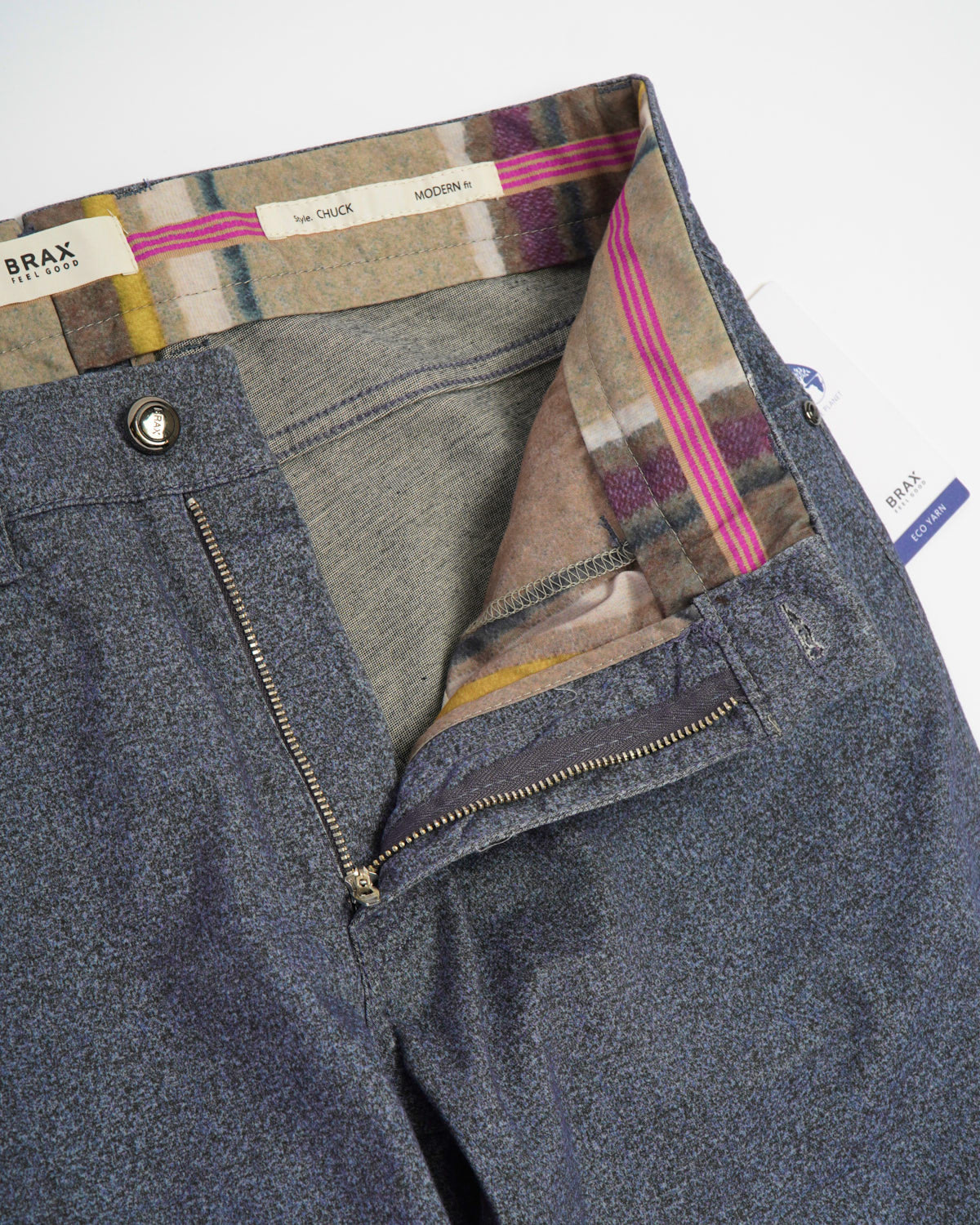 \'Chuck\' For Limited Blazer Stretch Pants blazerformen.com Brax Pocket Edition Blue Men 5 – - Steel