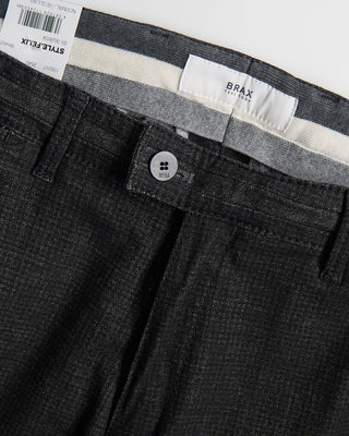 Brax Felix Woo.Look Easy Care Smart Casual Pants Charcoal 1640