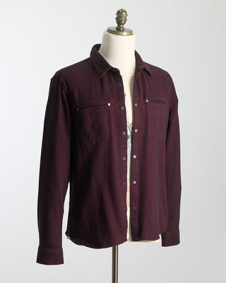 Dario Shirt In Brushed Melange Twill