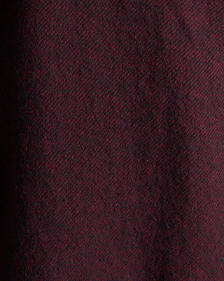John Varvatos Dario Shirt In Brushed Melange Twill Burgundy  5