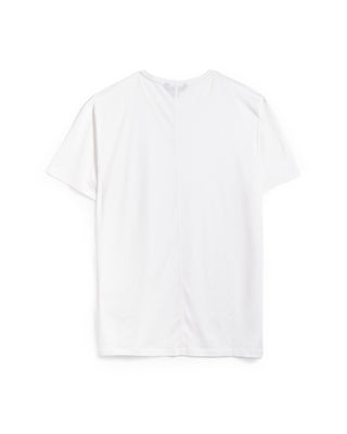 John Varvatos Amato Regular Fit Ss Crew With Shoulder Detail White 7 6229