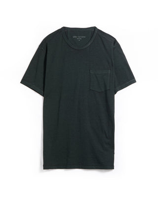 John Varvatos Bond Short Sleeve Burnout Crew Green 1 6249