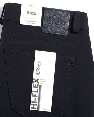 Brax Chuck Hi Flex Jersey Pants Navy 12 3396