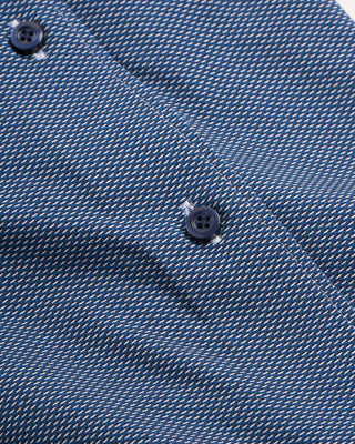 Emanuel Berg Neat Modern 4Flex Modern Fit Knit Shirt Navy 4 6701