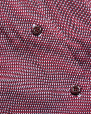 Emanuel Berg Neat Modern 4Flex Modern Fit Knit Shirt Red 6 6702
