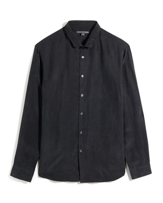 John Varvatos Slim Fit Shirt With Wire Inserted Collar Black 15 10489
