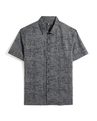 John Varvatos Oversized Shirt With Multi Buttons Navy 1 10484