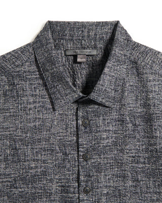 John Varvatos Oversized Shirt With Multi Buttons Navy 2 10485
