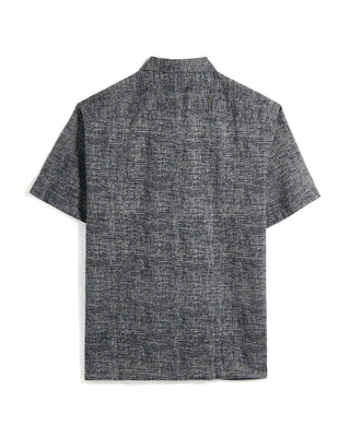 John Varvatos Oversized Shirt With Multi Buttons Navy 7 10488