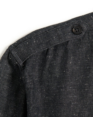 John Varvatos Oversized Shirt With Epaulettes Navy 7 10501