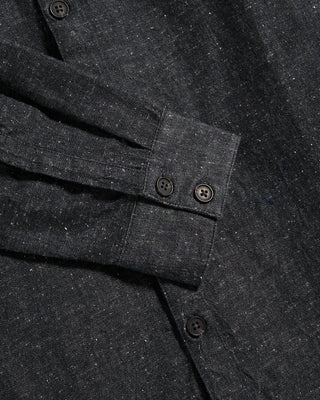 John Varvatos Oversized Shirt With Epaulettes Navy 8 10502