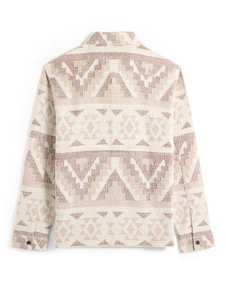 John Varvatos Byrne Knit Jacquard Jacket Light Khaki 6 10811