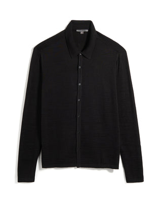 John Varvatos Sorrenti Sweater Shirt Black 12 10518