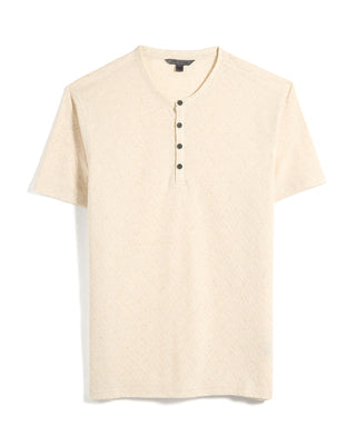 John Varvatos Elm Ss Textured Henley Linen 3 10443