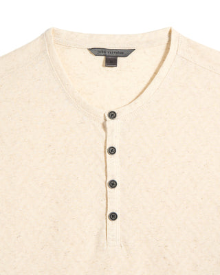 John Varvatos Elm Ss Textured Henley Linen 4 10444