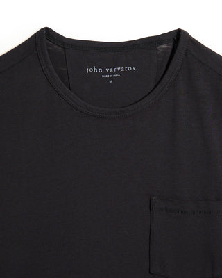 John Varvatos Bond Burnout Ss T Shirt Black 7 10454