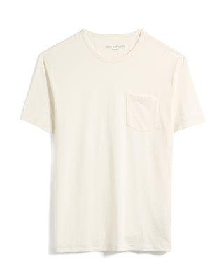 John Varvatos Bond Burnout Ss T Shirt Salt 10 10458