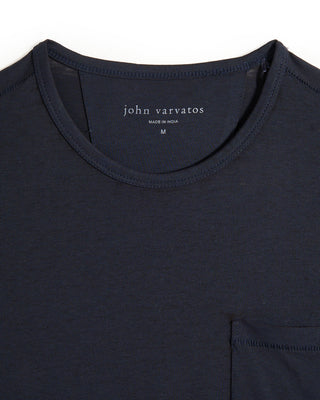 John Varvatos Bond Ss Burnout T Shirt Navy 6 10812