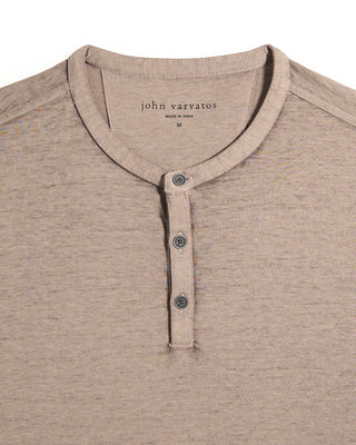 John Varvatos Duke Ss Henley Haze Grey 2 10434