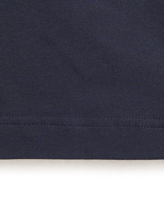 Emanuel Berg Navy Modern Fit 4Flex Knit T Shirt Navy 4 10981