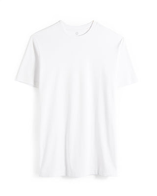 Emanuel Berg White Modern Fit 4Flex Knit T Shirt White 8 10982