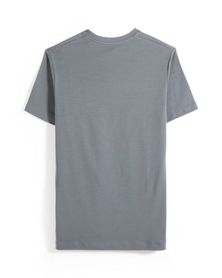 Emanuel Berg Grey Modern Fit 4Flex Knit T Shirt Grey 14 10975