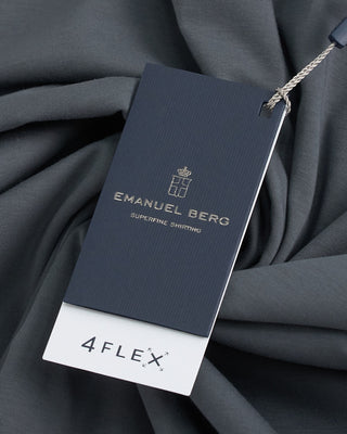 Emanuel Berg Grey Modern Fit 4Flex Knit T Shirt Grey  5