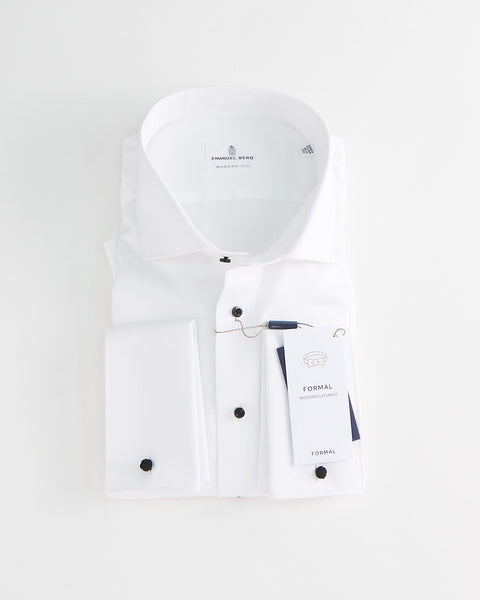 james bond white dress shirt Franzese Collection James Bond Shirt