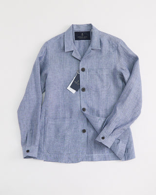 Emanuel Berg Solid Linen D Constructed Shirt Jacket 1