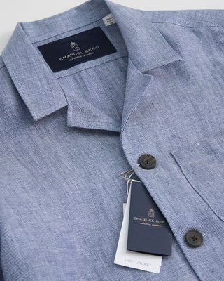 Emanuel Berg Solid Linen D Constructed Shirt Jacket 1 1
