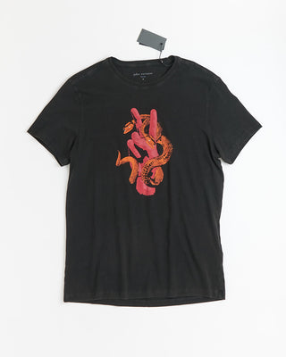 John Varvatos Peace Snake Graphic T Shirt Black 1