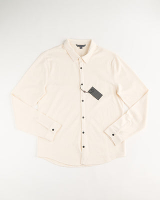 John Varvatos Dunford Jacquard Shirt Natural 3 1573