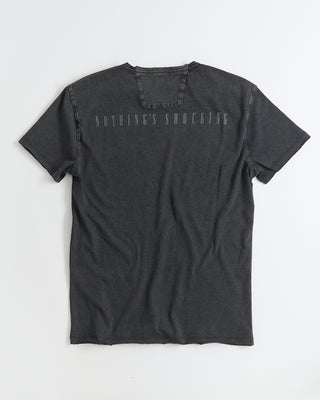 Short Sleeve Raw Edge Tee - Nothing's Shocking