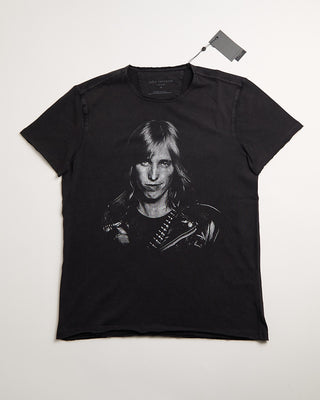 John Varvatos Tom Petty T Shirt Charcoal   4 