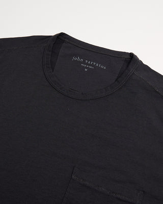 John Varvatos Bond Burnout Ss Crewneck T Shirt Black 4 100