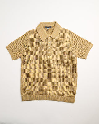 John Varvatos Jv Honeycomb Ss Polo Gold 127