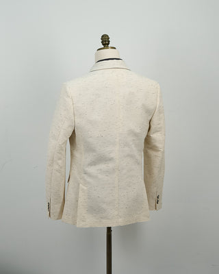 John Varvatos Devitt Double Breasted Sports Jacket Chalk 1300